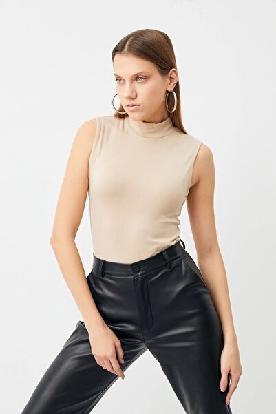 Bipantolon Khaki Black Gray Cream - 4-Piece Sleeveless Women's Body Set