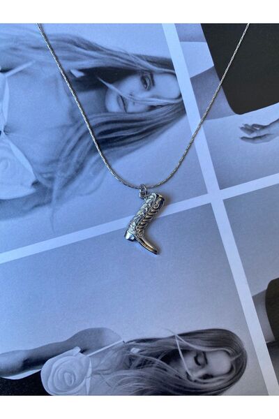 Fiamoss Kadın Kovboy Çizmesi Detaylı Kolye