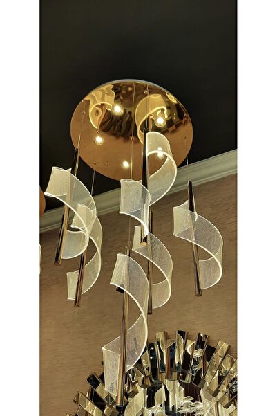 Eczekahome Led aydınlatmalı 6 lı salon avizesi