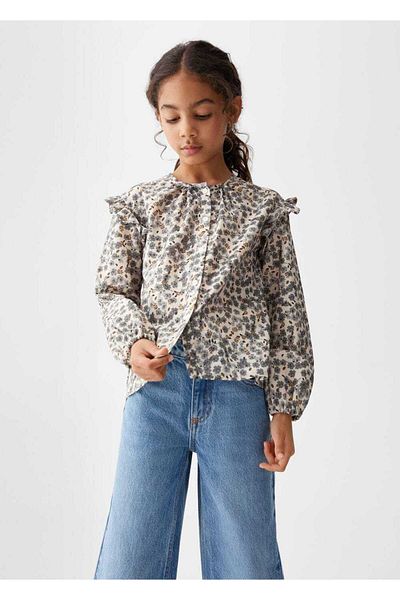 MANGO Kids Bluză din bumbac cu modele