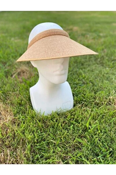 BTL STORE Pălărie de plajă pentru femei cu viziere de paie