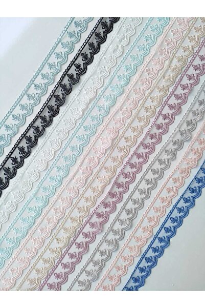 sarra 4 Cm Rose Guipure - 9m White