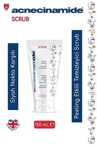 Acnecinamide Exfoliating Scrub, Anti Blackheads, Exfoliating, Cleansing Scrub