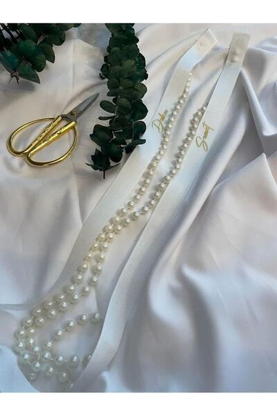 lafazan Incili Söz & Nişan Yüzük Kurdelesi Kişiye Özel Yaldızlı Yazı(DÖKÜLMEYEN)