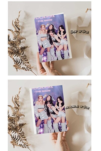animeandyourworld blackpink defter a5 boyutu düz çizgisiz 24 sayfa hediyelik ...