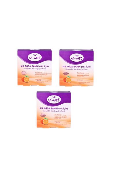 Vi-vet VIVET CIRCLE BAND FOR FACIAL WITH ORANGE x 3 PIECES