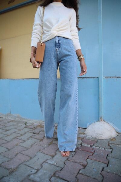 mooishan Pantaloni largi pentru femei cu picioare late