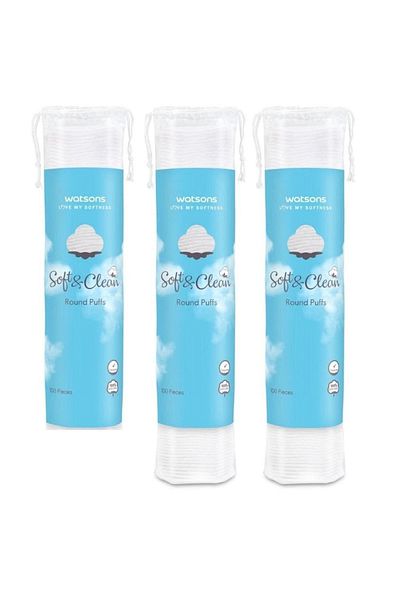 Watsons Disc Cotton 100 Pieces X3 Pieces