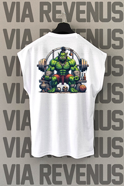 Vordevia Bela sportska majica - Leđa Štampano , Bez rukava ORK