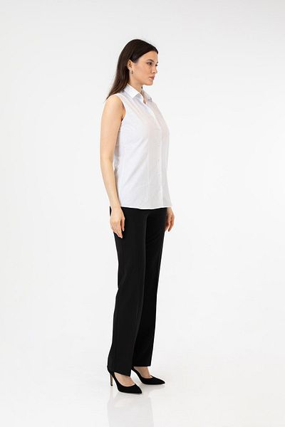 by shirts collection Cămașă elegantă cu mânecă zero cu buline