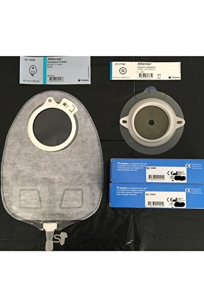 Coloplast Ürostomi Torbası-60 Mm-20 Adet/ostomi Adaptörü Şeffaf-5 Adet/pasta 60gr-2 Adet