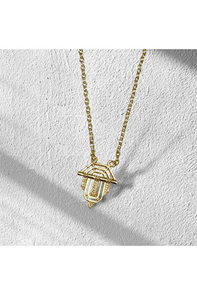 HerşeyVarBurda قلادة سيريناي بريميوم 50 سم ليلى ذهبية اللون