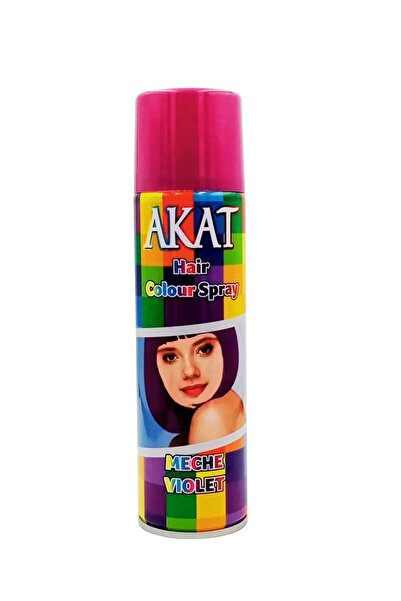 Akat Gardi Renkli Saç Spreyi Mor 180 ml