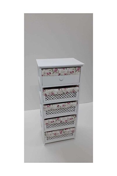 HAVİN HOME 5 Çekmeceli Ahşap Sebzelik