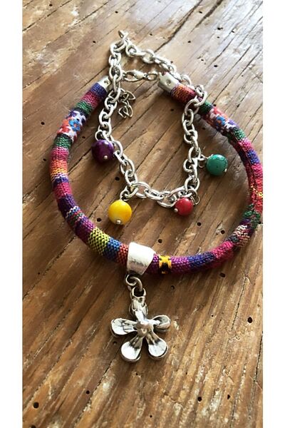 by özllem Etnik Desen Halhal Set