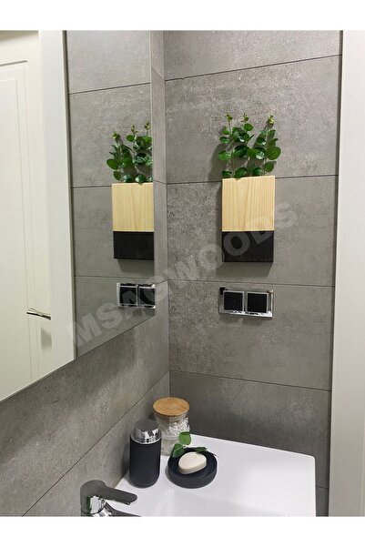 MSAĞWOODS DESIGN FLORARIA DE LEMN BUCĂTĂRIE BAIE GRADINA DE IARNĂ FLORI ARTIFICIALE BALCON CADOU ACASA MĂRGELE BOHEM RUSTIC