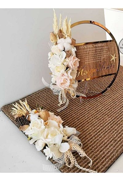 Marka Tasarim Door Decoration and Mat Set