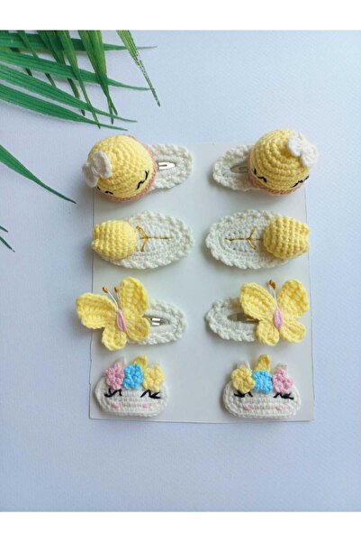 Kadın Girişimciler Atölyesi Set mixt de 8 catarame de culoare galbenă - 100% ...