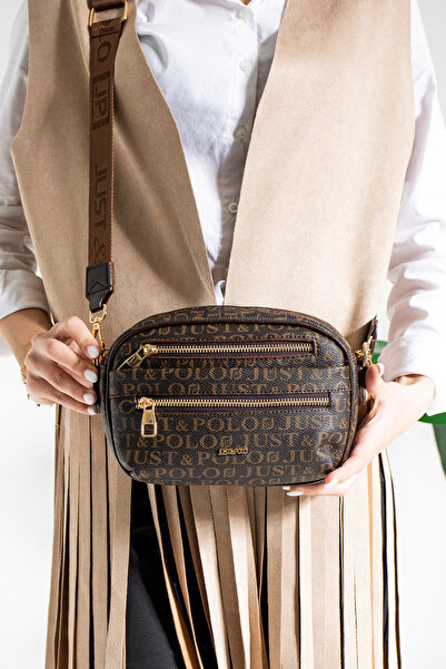 Just Polo Women's 3-Compartment Adjustable Long Strap Crossbody and Shoulder ...