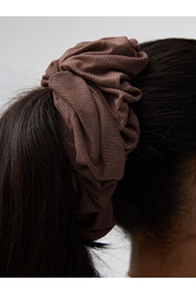 Femple Modest Scrunchie din bambus colorat moka - Scrunchie