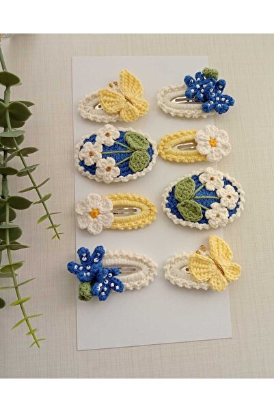 Kadın Girişimciler Atölyesi Accesorii pentru păr organic colorat Snap Set mix...