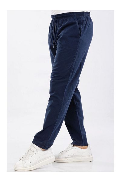 DENİZLİFE Unisex M-5Xl Size 100% Natural Hambezi Linen Trousers