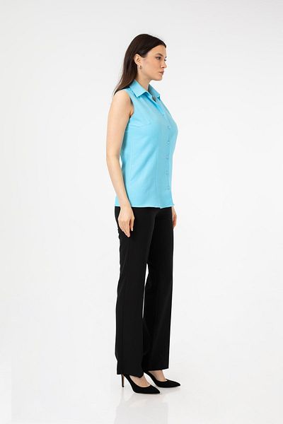 by shirts collection Cămașă elegantă cu mâneci zero