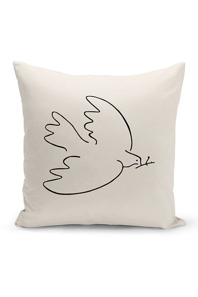 Bertille Home Art Series Double Sided Digital Printed Throw Pillow Case (Art Cushion Cover)