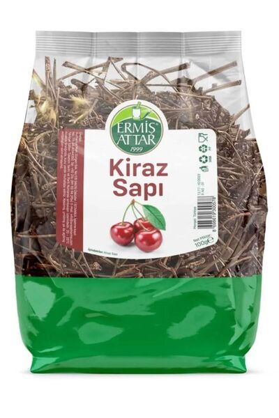 Ermiş Attar Kiraz Sapı Çayı Yeni Mahsul 100g Doğal Kurutulmuş