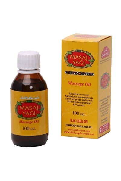 Akışık Işık Baharat Bitkisel Masaj Yağı