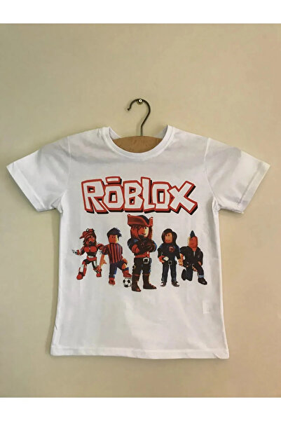 AEMİ Children's Roblox Printed Oversize 100% Cotton T-Shirt