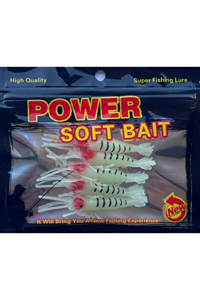SASA Silikon Karides  6 cm 5'li Paket Fosforlu