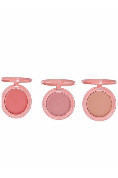beaulis Warm It Cream Blush Sunset-pink-red-hot Coral Skin Makeup Face Shadow