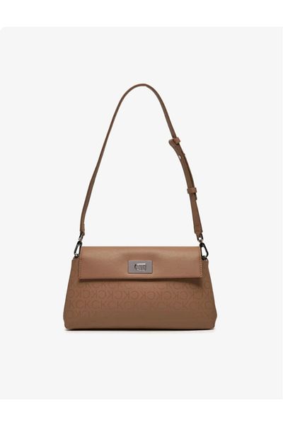 Calvin Klein Push Shoulder Bag - Logo Print, K60K 612143 -0HF