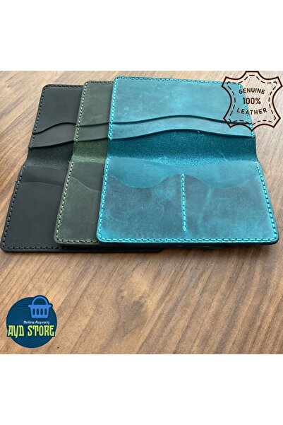 AYD El Yapımı Deri Pasaportluk - Cüzdan - Kartlık