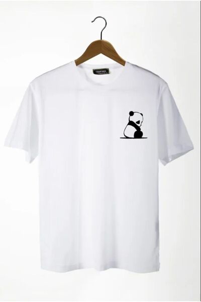 Pelna تيشيرت للجنسين مطبوع برقبة دائرية