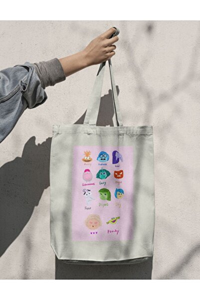 redame حقيبة حمل قماشية من سلسلة الأفلام ذات الوجه المقلوب Y2K Retro