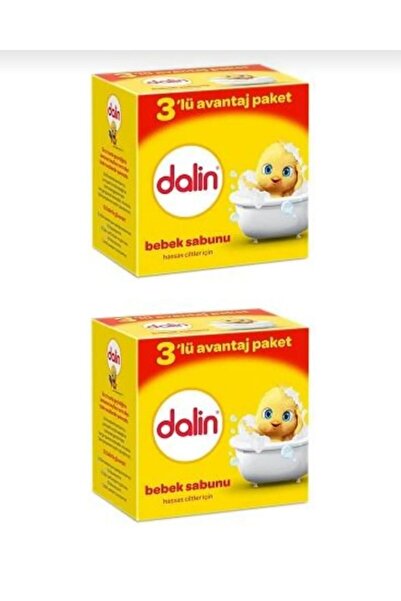 Dalin DALİN bebek sabunu 100 gr ( 3 lü avantaj paket )x 2 paket