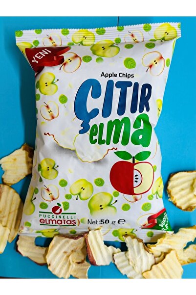 PUCCINELLI ELMATAŞ Elmataş Çıtır Elma Kurusu Tırtıklı (24 Adetx50 Gr)