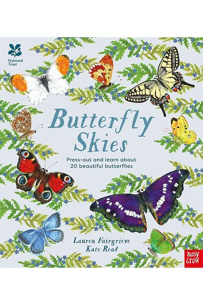 Nosy Crow National Trust: Butterfly Skies - 20 Beautiful Butterflies Press Out and Learn Book