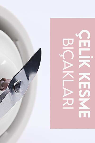 DEMPOWER Tavşan Kulak Tasarımlı Şarjlı El Blenderı Karıştırıcı Shaker Beyaz