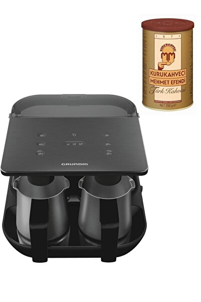 Grundig Premium İkili Türk Kahvesi Makinesi Çelik Cezve 250 Gr Türk Kahve Hediye