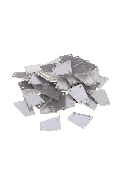 YENİ HEDİYELİK DÜNYAM Decorative Accessory Acrylic – Perforated Adhesive 2cm 50 Pieces