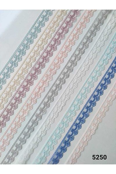 sarra White Bow Guipure - 3.5 Cm, 9m/5250