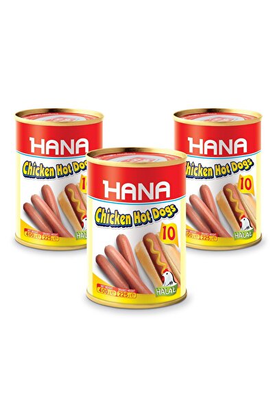 Hana Piliç Sosis 400 gr X 3 Adet