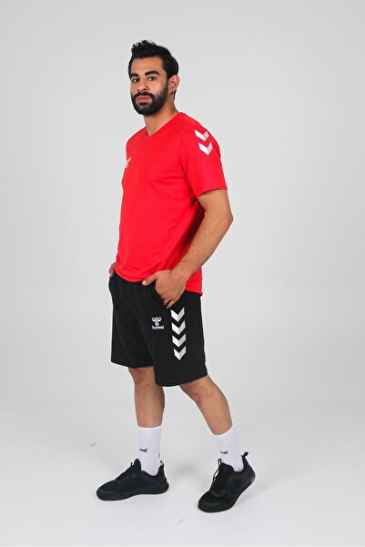 hummel Μπλουζάκι Armin Red Cotton Crew Neck
