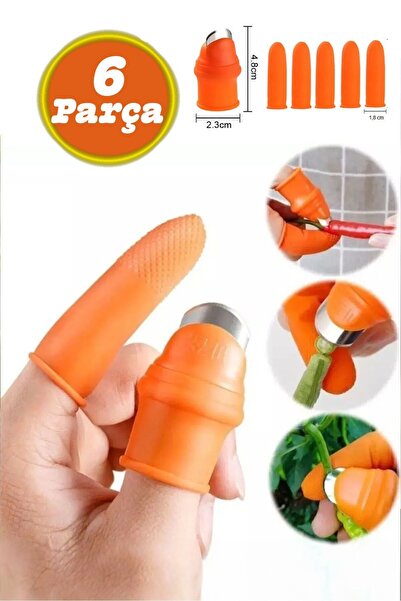 Dogarden Kolay Sebze Meyve Toplama Bıçaklı Başparmak Eldiveni - 5 Parça