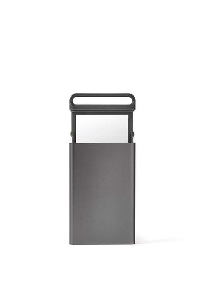 Lexon Metallic Gray Nomaday Business Card Holder - Ld144x