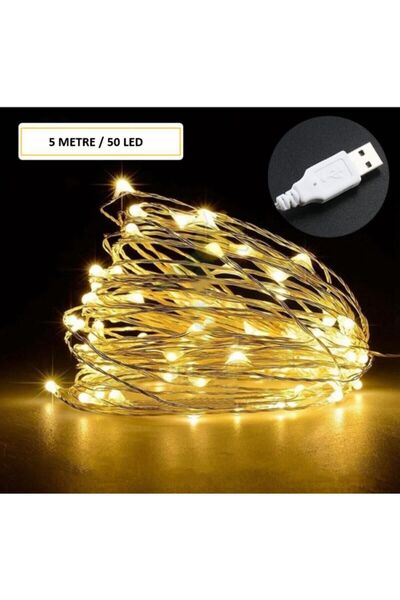SULED Sl-1044 Usb 5 Metre Gün Işığı Peri Led Dekoratif