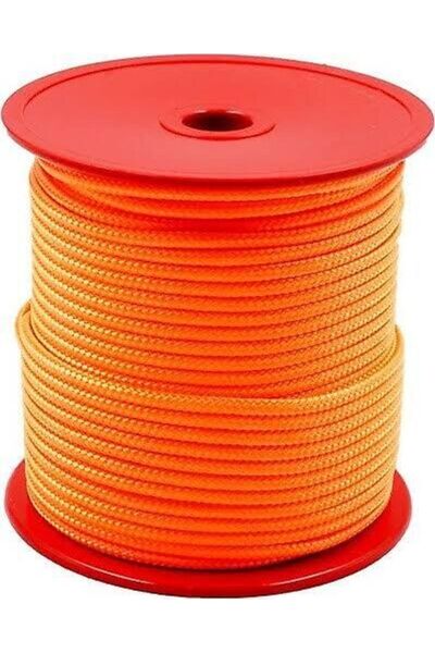İpsan Turuncu Renkli 10mm Iskota Halat 15 mt